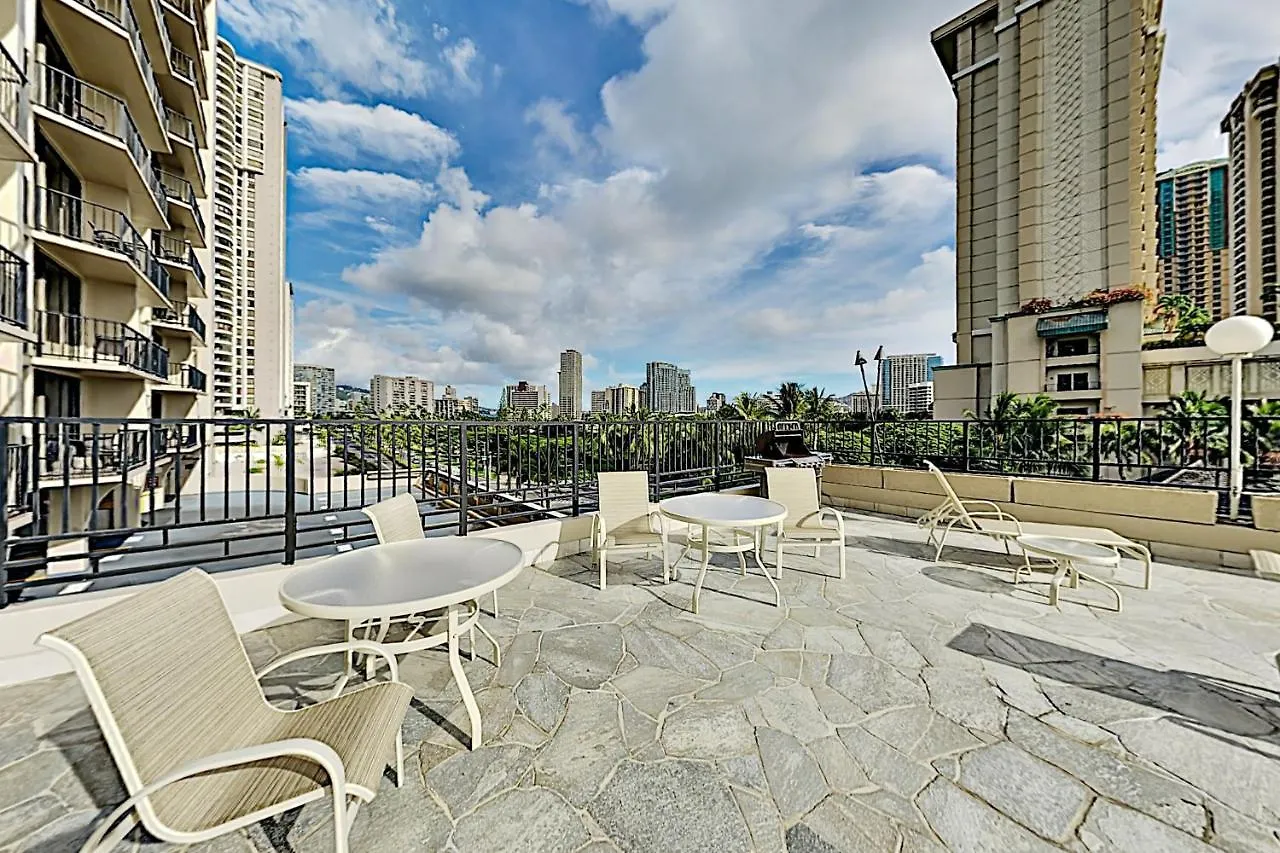Aqua Palms Waikiki Ocean View Lanai Parking Included Apartment Honolulu 0*,